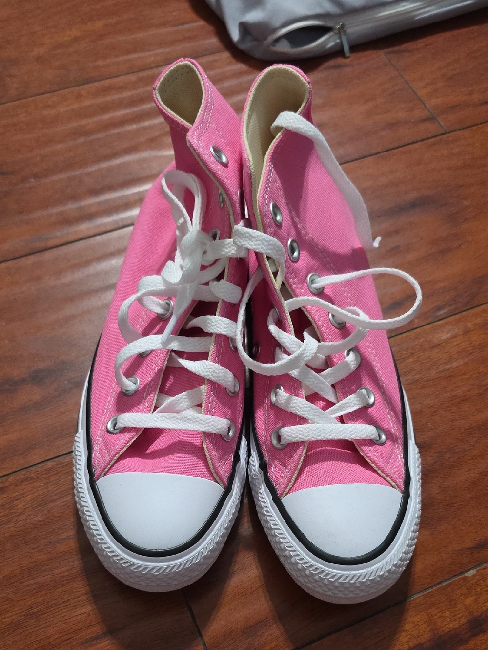 Converse Pink High Top Sneakers